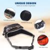 WILD HEART Airtight Waterproof Waist Bag Luya Bag 3D Dimension Shape Case 3.6L TPU Material for Outdoor Kayaking, Rafting, Boating, Swimming, Camping, Hiking, Beach, Fishing (Grey)(Army Green)