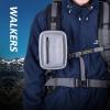 WILD HEART Airtight and Waterproof Small Bag for Medicines/Phone/purse bag- Hang on Waist (Grey)(Grey)