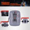 WILD HEART Airtight and Waterproof Small Bag for Medicines/Phone/purse bag- Hang on Waist (Grey)(Grey)