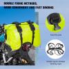 WILD HEART Dry Motorcycle Tail bag 70L/50L With Rope Straps and Inner Pocket Waterproof PVC 500D for Travel,Motorcycle and so on(50L fluorescent green)
