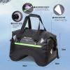 WILD HEART Dry Motorcycle Tail bag 70L/50L With Rope Straps and Inner Pocket Waterproof PVC 500D for Travel,Motorcycle and so on(Black TPU)