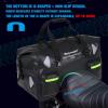 WILD HEART Dry Motorcycle Tail bag 70L/50L With Rope Straps and Inner Pocket Waterproof PVC 500D for Travel,Motorcycle and so on(black)