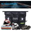 WILD HEART Dry Motorcycle Tail bag 70L/50L With Rope Straps and Inner Pocket Waterproof PVC 500D for Travel,Motorcycle and so on(black)