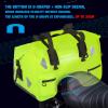 WILD HEART Dry Motorcycle Tail bag 70L/50L With Rope Straps and Inner Pocket Waterproof PVC 500D for Travel,Motorcycle and so on(fluorescent green)