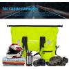 WILD HEART Dry Motorcycle Tail bag 70L/50L With Rope Straps and Inner Pocket Waterproof PVC 500D for Travel,Motorcycle and so on(fluorescent green)