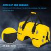 WILD HEART Dry Motorcycle Tail bag 70L/50L With Rope Straps and Inner Pocket Waterproof PVC 500D for Travel,Motorcycle and so on(yellow)