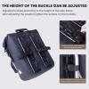 WILD HEART Motorcycle Pannier Bag Quick Detachable Waterproof TPU Hanging Motorcycle Bag riding Equipment Suitable for Motorcycles with Aluminum alloy side Frame (1 piece) (Black 25L-35L)(Black 22L-30L)
