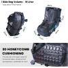 WILD HEART Motorcycle Side Saddlebags 36L (18L*2) Waterproof Pannier Bag Trunk Motorcycle Accessory(36L Black)