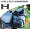 WILD HEART Motorcycle Side Saddlebags 36L (18L*2) Waterproof Pannier Bag Trunk Motorcycle Accessory(36L Grey)