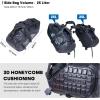 WILD HEART Motorcycle Side Saddlebags 36L (18L*2) Waterproof Pannier Bag Trunk Motorcycle Accessory(50L Black)