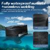 WILD HEART Motorcycle Tank Bag is Compatible with Most Motorcycle Outdoor Riding Accessories (Clear Black)(Black)