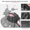 WILD HEART Motorcycle Tank Mount Base for Fuel Tank Bag/Saddle Bag/Tail Bag/Seat Bag/Walkie Talkie Motorcycle Accessory (Motorcycle Tailstock Expansion(tailstock expansion)