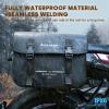 WILD HEART Motorcycle saddlebags Waterproof Bag Retro Tail Bag 20L(10L*2) for Sportster Softtail Dyna Road King no Need for Rain Cover