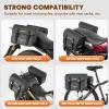 WILD HEART Motorcycle saddlebags Waterproof Bag Retro Tail Bag 20L(10L*2) for Sportster Softtail Dyna Road King no Need for Rain Cover