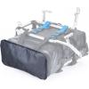WILD HEART Motorcycle side bag stainless steel suspension waterproof bag Saddlebags 20L/25L waterproof Pianner Bag wear-resistant general-purpose Bike accessories (Black, 25L One Pack)(Bottom anti-scalding sheet（black))