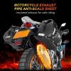WILD HEART Motorcycle side bag stainless steel suspension waterproof bag Saddlebags 20L/25L waterproof Pianner Bag wear-resistant general-purpose Bike accessories (Black, 25L One Pack)(Anti-scalding sheet on the back（black）)
