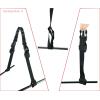 WILD HEART Quick install and remove straps 4+2 heavy duty straps (black straps)
