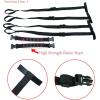 WILD HEART Quick install and remove straps 4+2 heavy duty straps (black straps)