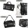 WILD HEART Waterproof Bag 55L 66L 77L Motorcycle Dry Duffel Bag for Travel,Motorcycling, Cycling,Hiking,Camping (55L, Grey)(Black)