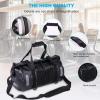 WILD HEART Waterproof Bag Duffel Bag 20L 30L 40L with Welded Seams Shoulder Straps, Mesh Pocket for Kayaking, Camping, Boating,Bicycle,Motorcycle(balck)