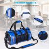 WILD HEART Waterproof Bag Duffel Bag 20L 30L 40L with Welded Seams Shoulder Straps, Mesh Pocket for Kayaking, Camping, Boating,Bicycle,Motorcycle(blue)