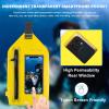 WILD HEART Waterproof Chest Sling Bag Pouch Fashion Diving Swimming Pool Beach Underwater Pouch Case Fully Waterproof Sea Fishing Diving Large Capacity Lightweight Bag(yellow)