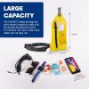 WILD HEART Waterproof Chest Sling Bag Pouch Fashion Diving Swimming Pool Beach Underwater Pouch Case Fully Waterproof Sea Fishing Diving Large Capacity Lightweight Bag(yellow)