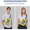 WILD HEART Waterproof Chest Sling Bag Pouch Fashion Diving Swimming Pool Beach Underwater Pouch Case Fully Waterproof Sea Fishing Diving Large Capacity Lightweight Bag(yellow)