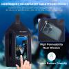 WILD HEART Waterproof Chest Sling Bag Pouch Fashion Diving Swimming Pool Beach Underwater Pouch Case Fully Waterproof Sea Fishing Diving Large Capacity Lightweight Bag(blak)