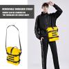 WILD HEART Waterproof Crash Bar Bags 6L/8L/15L Motorcycle Bag used as Motorcycle Luggage Sissy Bar Back Seat Saddle Rack Rear Fender Pouch Dirt Bike Gear Side Tool Bag Pack for moto ATV(8L yellow)