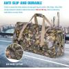WILD HEART Waterproof Motorcycle Duffel Bag PVC500D Double-bottom With Rope Straps and Inner Pocket 40L 66L 100L for Kayaking, Camping, Boating,Motorcycle(40L Autumn Leaves)