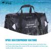 WILD HEART Waterproof Motorcycle Duffel Bag PVC500D Double-bottom With Rope Straps and Inner Pocket 40L 66L 100L for Kayaking, Camping, Boating,Motorcycle(66L Black)