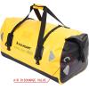 WILD HEART Waterproof Motorcycle Duffel Bag PVC500D Double-bottom With Rope Straps and Inner Pocket 40L 66L 100L for Kayaking, Camping, Boating,Motorcycle(100L Yellow)