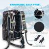 WILD HEART Waterproof and Airtight 33L Backpack with Rafting and Tracking Capabilities – Perfect for River Adventures（Army Green）
