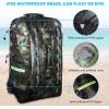 WILD HEART Waterproof and Airtight 33L Backpack with Rafting and Tracking Capabilities – Perfect for River Adventures（Army Green）