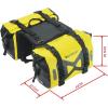 WILD HEART Waterproof bag Motorcycle saddlebag 50L Tank bag Motor Side bag(Yellow)