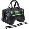 WILD HEART Dry Motorcycle Tail bag 70L/50L With Rope Straps and Inner Pocket Waterproof PVC 500D for Travel,Motorcycle and so on(Black TPU)