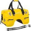 WILD HEART Dry Motorcycle Tail bag 70L/50L With Rope Straps and Inner Pocket Waterproof PVC 500D for Travel,Motorcycle and so on(yellow)