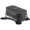 WILD HEART Motorcycle Tank Bag is Compatible with Most Motorcycle Outdoor Riding Accessories (Clear Black)(Black)