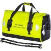 WILD HEART Waterproof Motorcycle Duffel Bag PVC500D Double-bottom With Rope Straps and Inner Pocket 40L 66L 100L for Kayaking, Camping, Boating,Motorcycle(66L Fluorescent green)