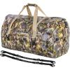 WILD HEART Waterproof Motorcycle Duffel Bag PVC500D Double-bottom With Rope Straps and Inner Pocket 40L 66L 100L for Kayaking, Camping, Boating,Motorcycle(100L Autumn Leaves)