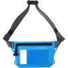 WILD HEART Waterproof Waist Bag IPX8 with Adjustable Waist belt Screen Touchable Dry Bag Double Inner Pocket for Swimming Diving Floating Rafting Boating(blue)